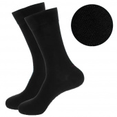 Носки мужские Saphir, черные, хлопок (80%), нейлон комфорт (20%)